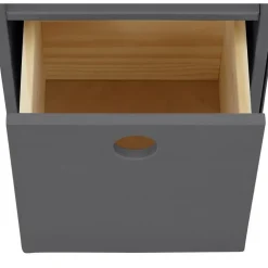 Boekenkasten|Boekenkasten-Loft24 Alpi - Boekenkast met 4 laden in grijs grenen