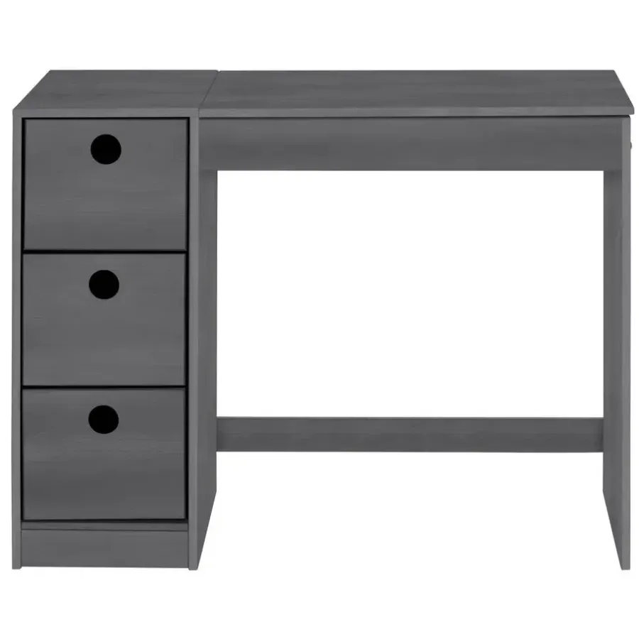 Loft24 Alpi - Bureau met 3 lades in grijs
