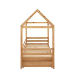Kinderbedden-Loft24 Alpi2 - Onderschuifbed 90x200 cm voor kinderen grenen