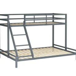 Loft24 Alpi - Stapelbed 140x200 cm in grijs dennenhout