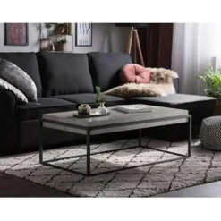Beliani ALTOS - Salontafel - Grijs - MDF