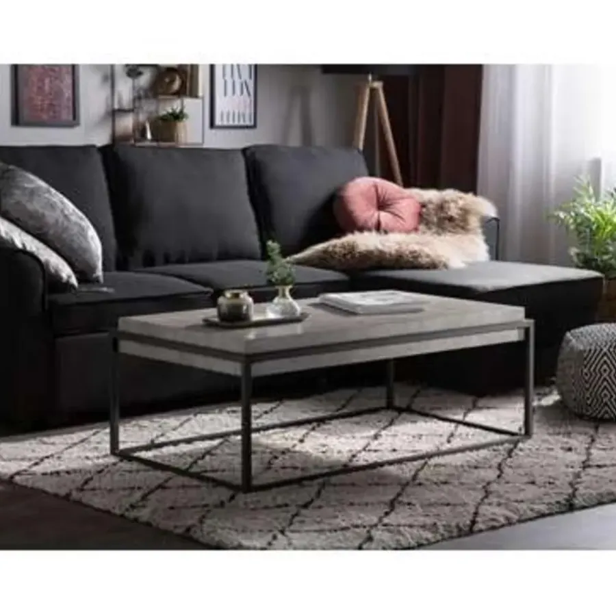 Beliani ALTOS - Salontafel - Grijs - MDF