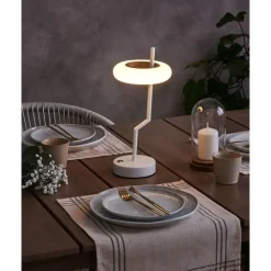 Tafellampen-Leen Bakker ALVIELA - Tafellamp - Wit - Aluminium/IJzer