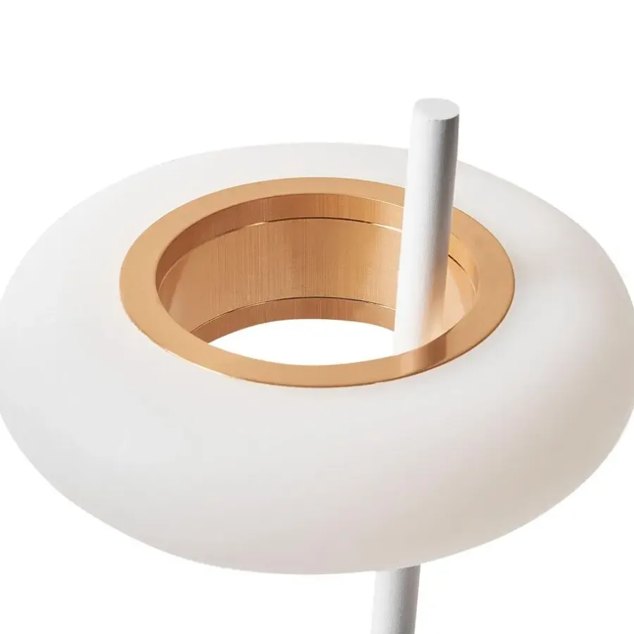 Tafellampen-Leen Bakker ALVIELA - Tafellamp - Wit - Aluminium/IJzer