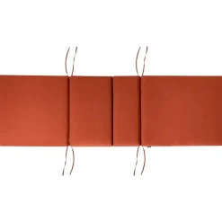 Leen Bakker AMANTEA PREMIUM II - Tuinligstoel - Rood - Acaciahout