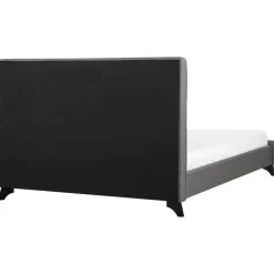 Twijfelaars-Beliani AMBASSADOR - Tweepersoonsbed - Grijs - 140 x 200 cm - Polyester