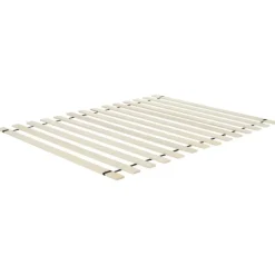 Twijfelaars-Beliani AMBASSADOR - Tweepersoonsbed - Grijs - 140 x 200 cm - Polyester