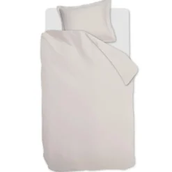 Ambiante Bamboo Uni dekbedovertrek - 140x200/220 - Zand