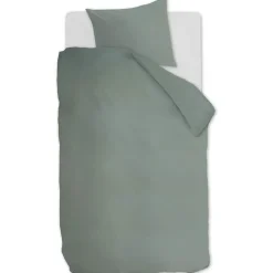 Ambiante Cotton Uni dekbedovertrek - 140x200/220 - Groen