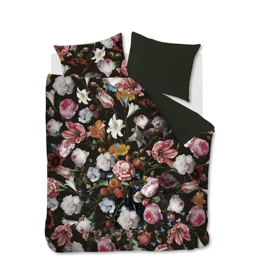 Dekbedovertrekken|2-Persoons Dekbedovertrekken-Ambiante Flowerbomb dekbedovertrek - 200x200/220 - Multi