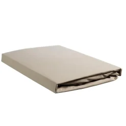 Ambiante Katoen - Hoeslaken - 160x220 - Taupe