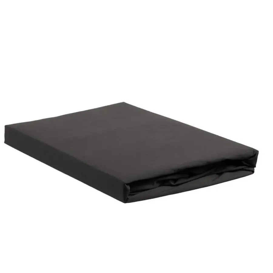 Hoeslakens-Ambiante Katoen - Hoeslaken - 200x210/220 - Antraciet