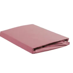 Hoeslakens-Ambiante Katoen - Hoeslaken - 200x200 - Roze