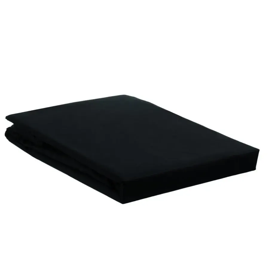 Hoeslakens-Ambiante Katoen - Topper Hoeslaken - 200x220 - Zwart