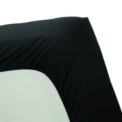 Hoeslakens-Ambiante Katoen - Topper Hoeslaken - 200x220 - Zwart