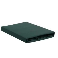 Hoeslakens-Ambiante Katoen - Topper Hoeslaken - 200x200 - Donker Groen