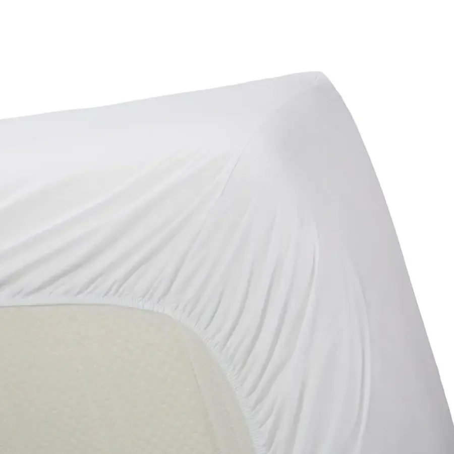 Ambiante Katoen - Topper Hoeslaken - 140x200 - Wit