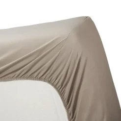 Hoeslakens-Ambiante Katoen - Topper Hoeslaken - 120x200 - Taupe