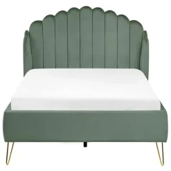 Twijfelaars-Leen Bakker AMBILLOU - Tweepersoonsbed - Groen - 120 x 200 cm - Fluweel