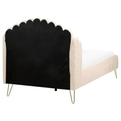 Leen Bakker AMBILLOU - Tweepersoonsbed - Beige - 120 x 200 cm - Bouclé