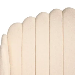 Leen Bakker AMBILLOU - Tweepersoonsbed - Beige - 120 x 200 cm - Bouclé
