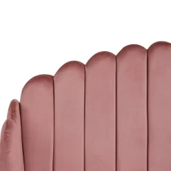 Leen Bakker AMBILLOU - Tweepersoonsbed - Roze - 120 x 200 cm - Fluweel