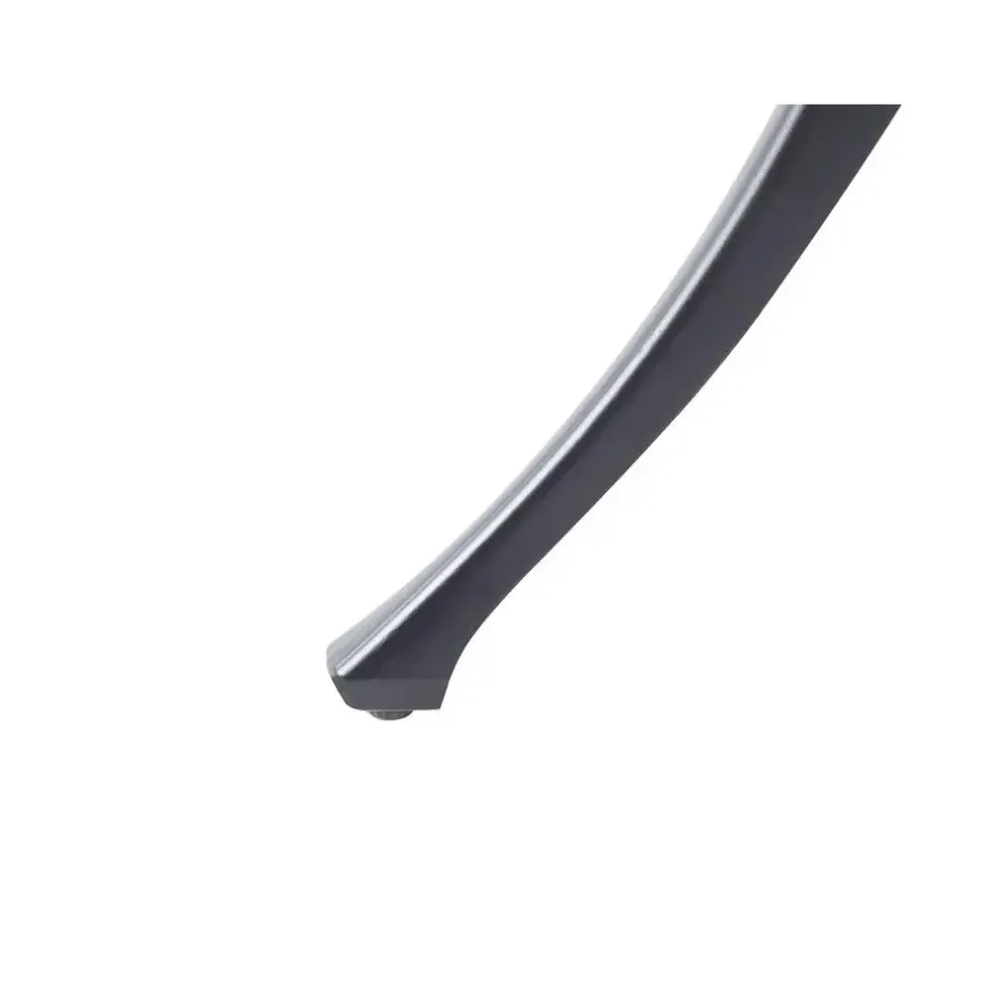 Tuintafels-Beliani ANCONA - Tuintafel - Zwart - 90 x 90 cm - Aluminium