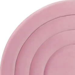 Beliani ANET - Bed - Roze - 90 x 200 cm - Fluweel