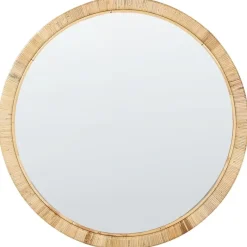 Spiegels-Leen Bakker ANLEZY - Wandspiegel - Naturel - Rotan