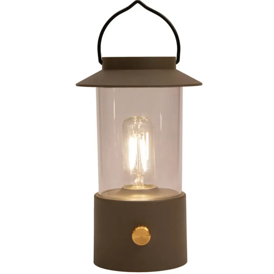 Kandelaars En Windlichten-Anna's Collection Anna Collection Camping tafellamp - taupe - binnen en buiten