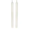 Kaarsen-Anna's Collection Anna Collection Led dinerkaarsen - 2x st - wit - 24 cm - 3D lont