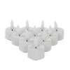 Anna's Collection LED waxinelichtjes - 10x - wit -3,5 x 1,5 cm