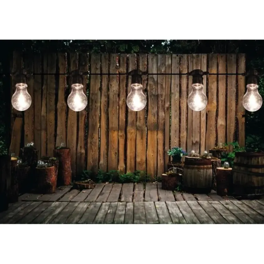 Lichtsnoeren-Anna's Collection Lichtsnoer - warm wit - LED - tuin - 10 meter