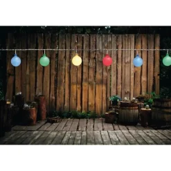 Anna's Collection Lichtsnoer - gekleurd - LED - tuin - 10 meter
