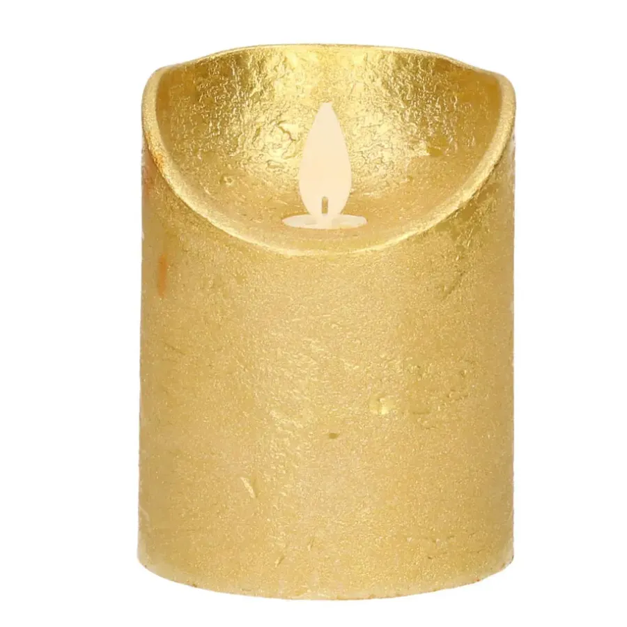 Anna's Collection Stompkaars - LED - goud - H10 cm