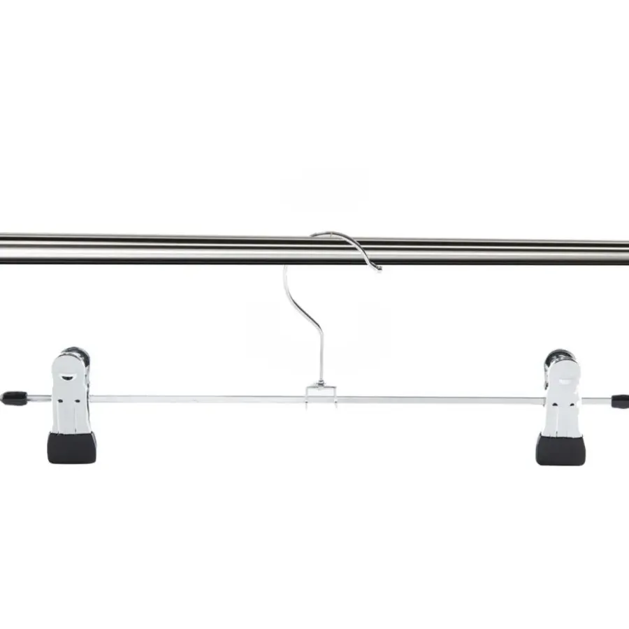 ACAZA Antislip Broekhangers met Knijpers - 30 stuks Kleding Hangers met Klemmen- 31cm