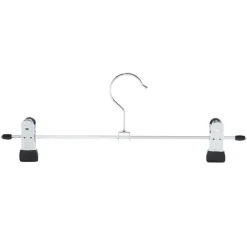 ACAZA Antislip kledinghangers - 40 cm lang - 20 stuks - zilvergrijs