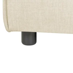 Loveseats-Beliani APRICA - Chaise longue - Beige - Rechterzijde - Linnen