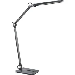 Bureaulampen|Bureaulampen-Leen Bakker AQUILA - Bureaulamp LED - Grijs - Synthetisch materiaal
