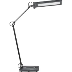 Bureaulampen|Bureaulampen-Leen Bakker AQUILA - Bureaulamp LED - Grijs - Synthetisch materiaal