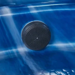 Zwembaden En Accessoires-Beliani ARCELIA - Whirlpool buitenbad - Blauw - 215 x 180 cm - Acryl