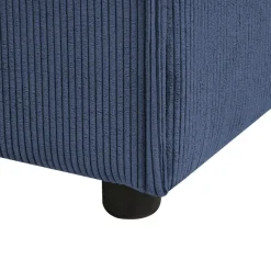 Leen Bakker ARDAL - Chaise longue - Donkerblauw - Linkszijdig - Corduroy