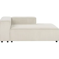 Leen Bakker ARDAL - Chaise longue - Off-white - Linkszijdig - Corduroy