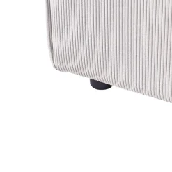 Leen Bakker ARDAL - Chaise longue - Off-white - Rechtszijdig - Corduroy