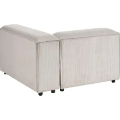 Leen Bakker ARDAL - Chaise longue - Taupe - Linkszijdig - Corduroy