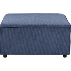 Hockers En Voetenbanken-Leen Bakker ARDAL - Ottomaan - Donkerblauw - Corduroy