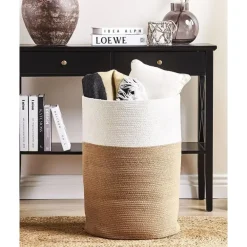Beliani ARDESEN - Mand - Beige - Katoen