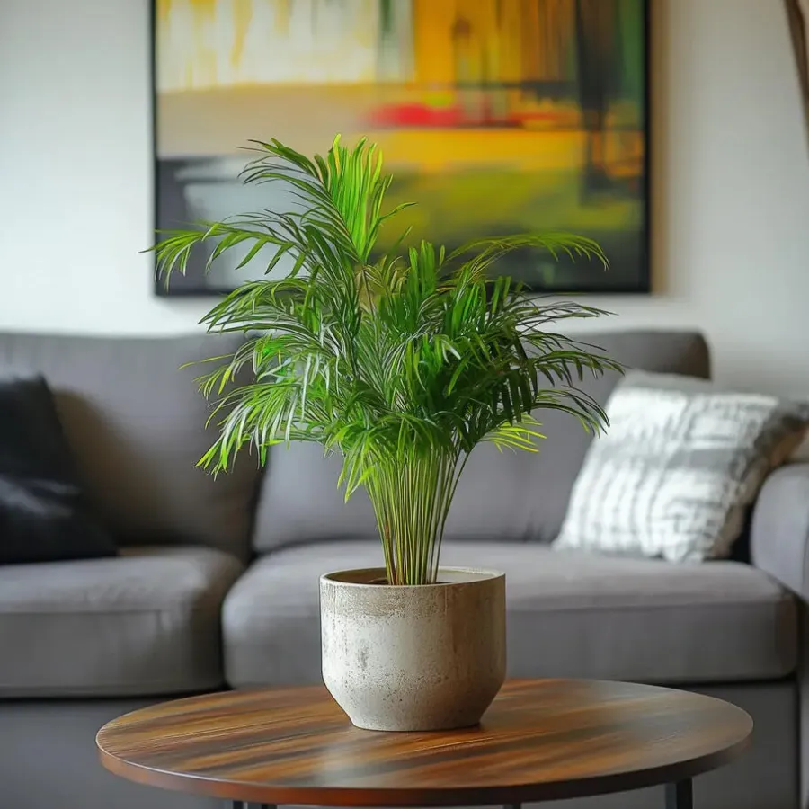 Plant in a Box Areca goudpalm - Dypsis lutescens - Hoogte 30-45cm - ⌀12cm