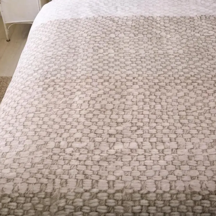 Ariadne at Home Neutrals Dekbedovertrek - Naturel-1-persoons (140 x 200/220 cm)