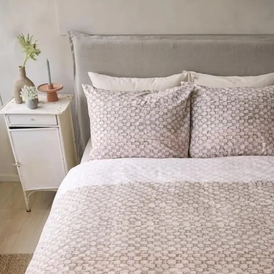 Ariadne at Home Neutrals Dekbedovertrek - Naturel-1-persoons (140 x 200/220 cm)